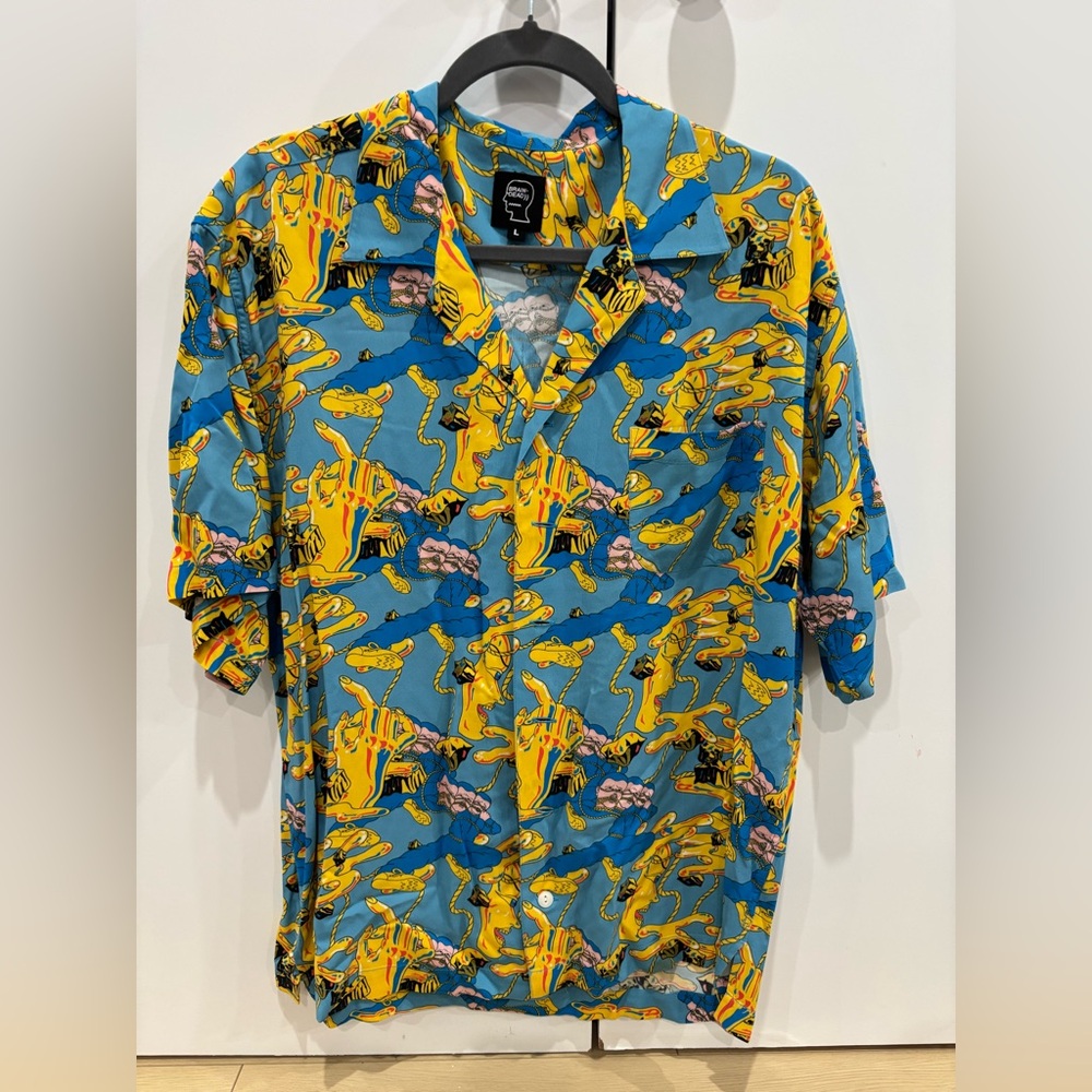 Brain Dead Jonny Negron Bondage Printed Hawaiian Shirt